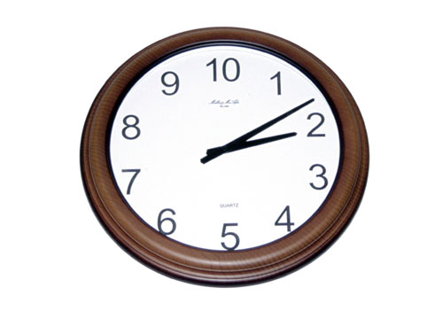 Clock, adapted clock, Dimensions variable, 2001